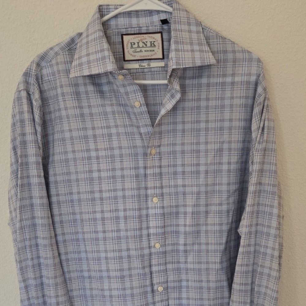 Men's Pink Dress Shirt Classic Fit